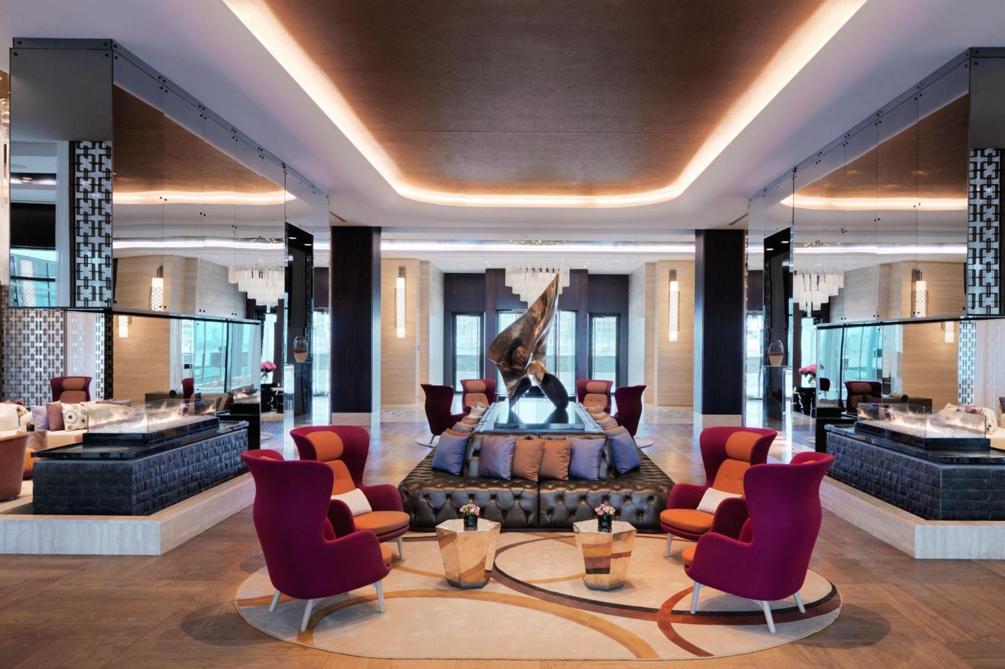Baku Marriott Hotel Boulevard Екстериор снимка The lobby of the hotel